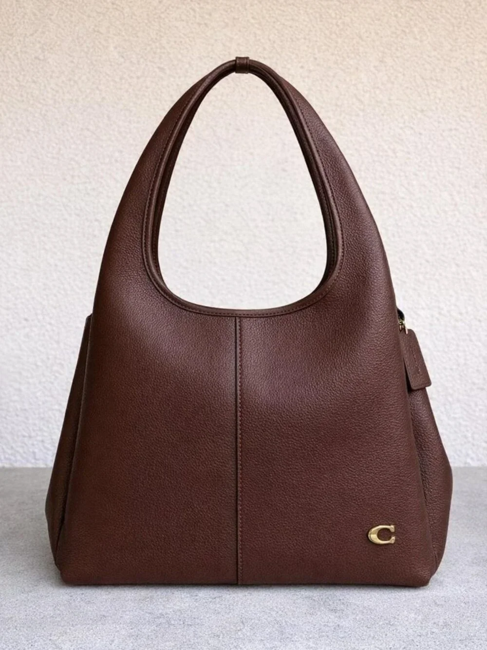 Coach Women’s Lana Large Leather Shoulder Bag - Maple